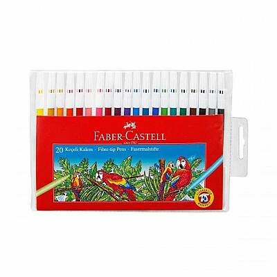 Faber Keçeli Kalem Yıkanabilir 20 Li Poşet - Faber Castell (1)