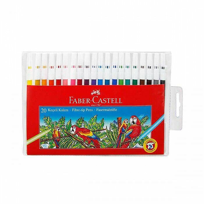 Faber Keçeli Kalem Yıkanabilir 20 Li Poşet - 2