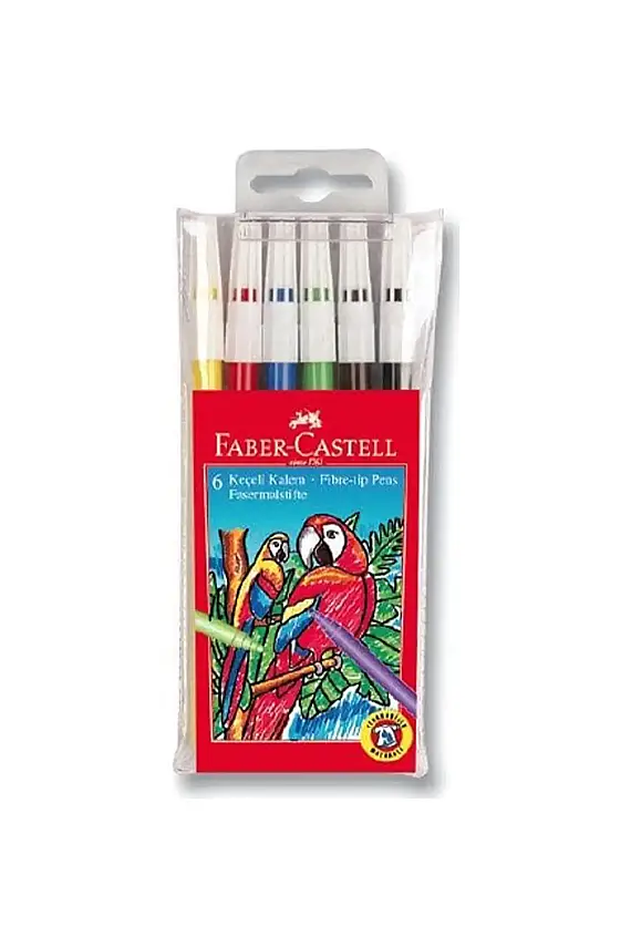 Faber Keçeli Kalem Yıkanabilir 6 Lı - 1