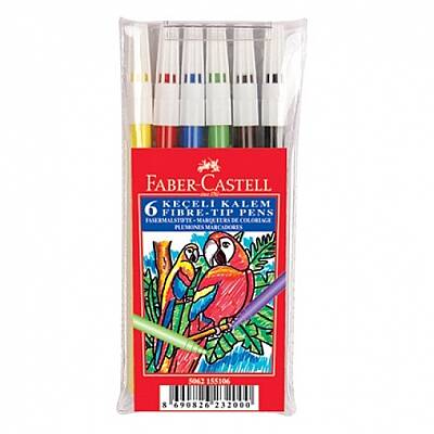 Faber Keçeli Kalem Yıkanabilir 6 Lı - Faber Castell (1)