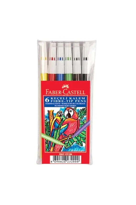 Faber Keçeli Kalem Yıkanabilir 6 Lı - 3