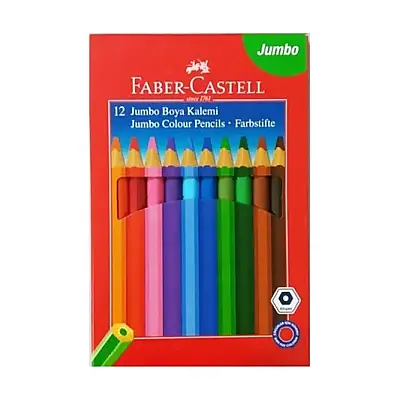 Faber Kuru Boya Jumbo Tamboy 12 Li - Faber Castell (1)