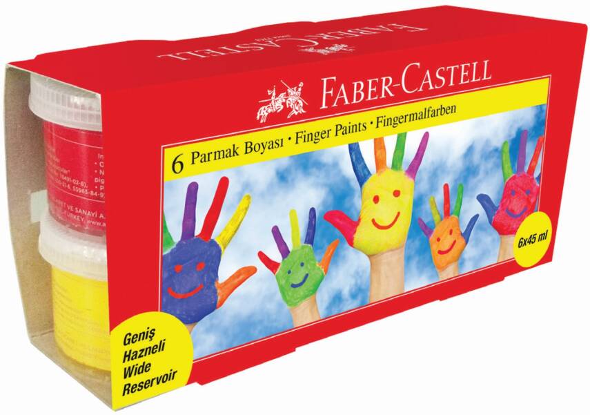 Faber Parmak Boyası 6 Renk 45 Ml 160422 - 1