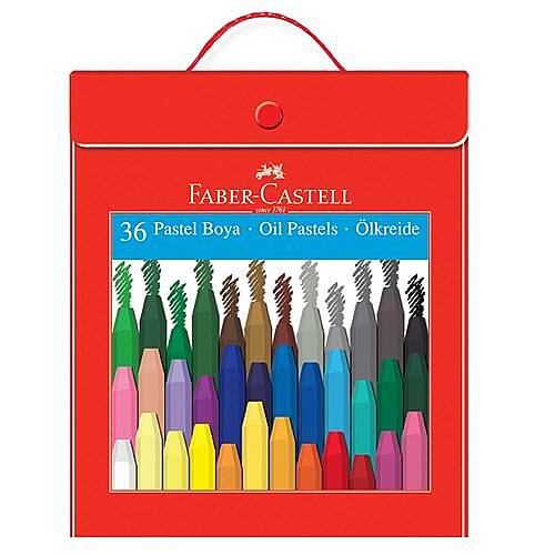 Faber Pastel Boya 36 Renk Plastik Çantalı Tutucaklı - 2