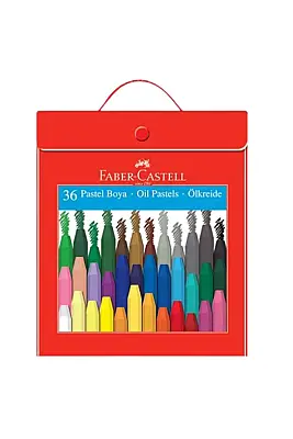 Faber Pastel Boya 36 Renk Plastik Çantalı Tutucaklı - 3