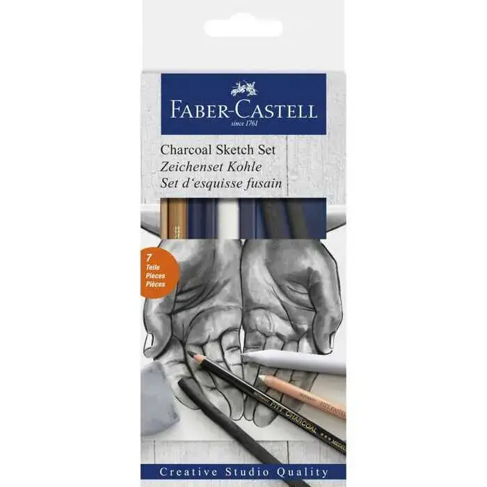 Faber Sketch Charcoadl Set - 2