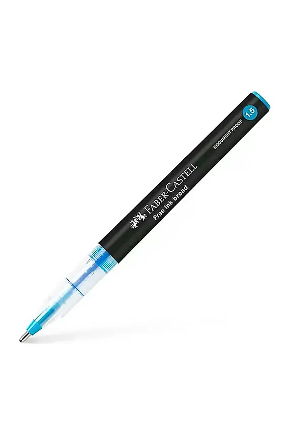 Faber Tükenmez Kalem Free Ink Broad 1.5 G.mavisi - 1