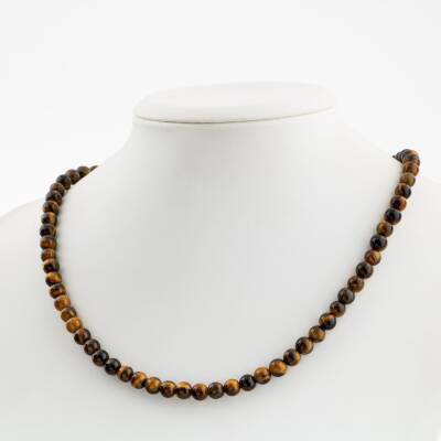 Fantom Kuvars 6 mm Dizi Doğal Taş Kolye - 3