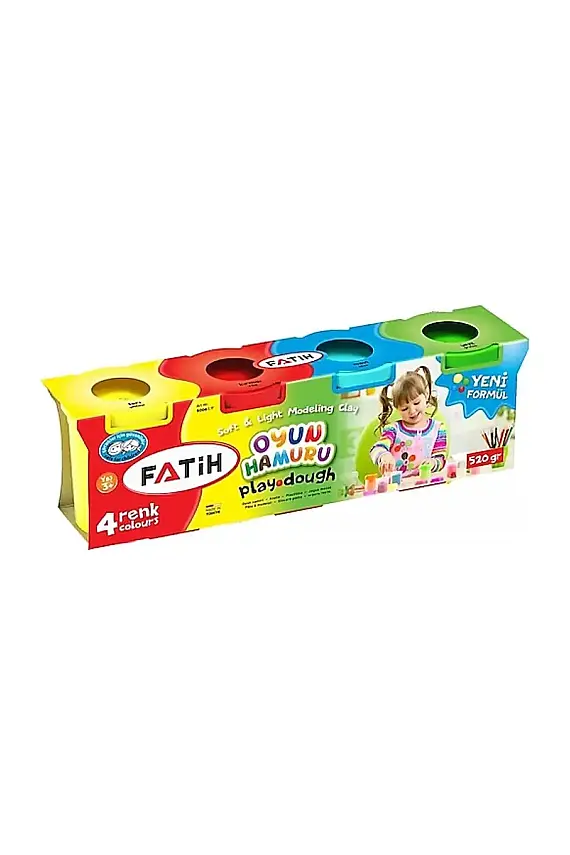 Fatih 4 Renk Oyun Hamuru - 1