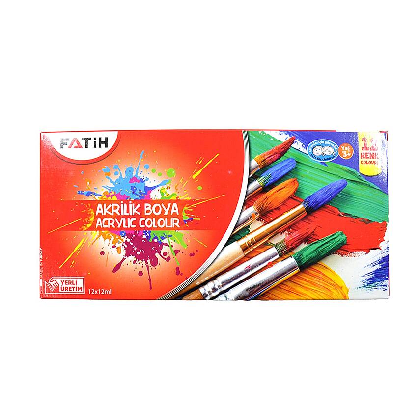 Fatih Akrilik Boya 12 Renk 25 Ml - 2