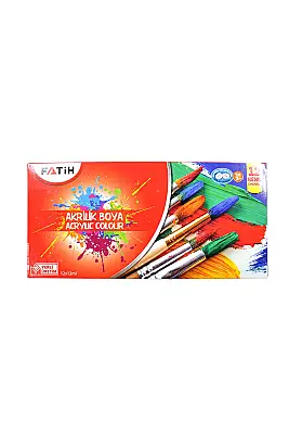 Fatih Akrilik Boya 12 Renk 25 Ml - 3