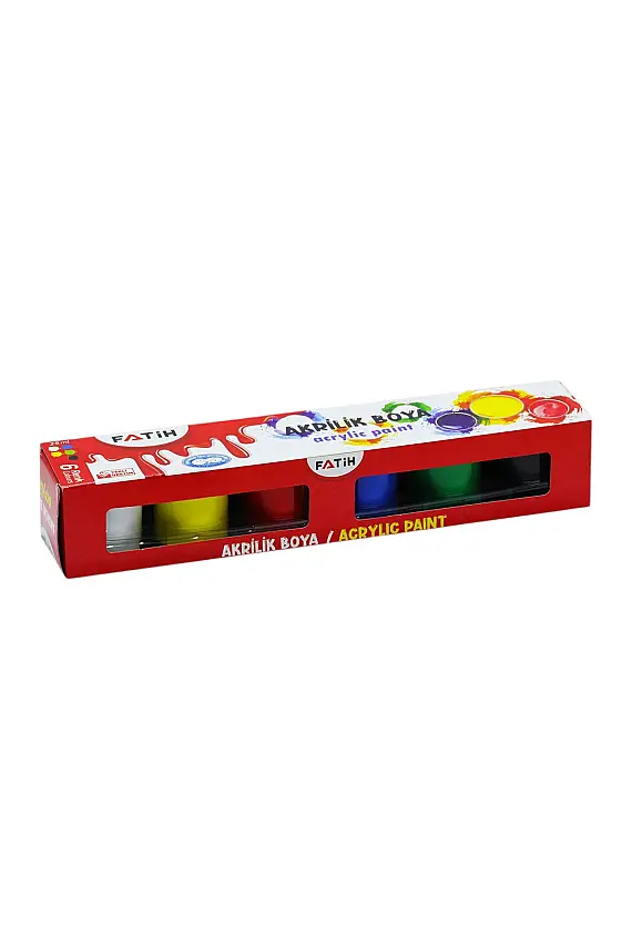 Fatih Akrilik Boya 6 Renk 25 ml - 3