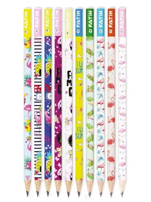 Fatih Flamingo Desenli Kurşun Kalem - 1