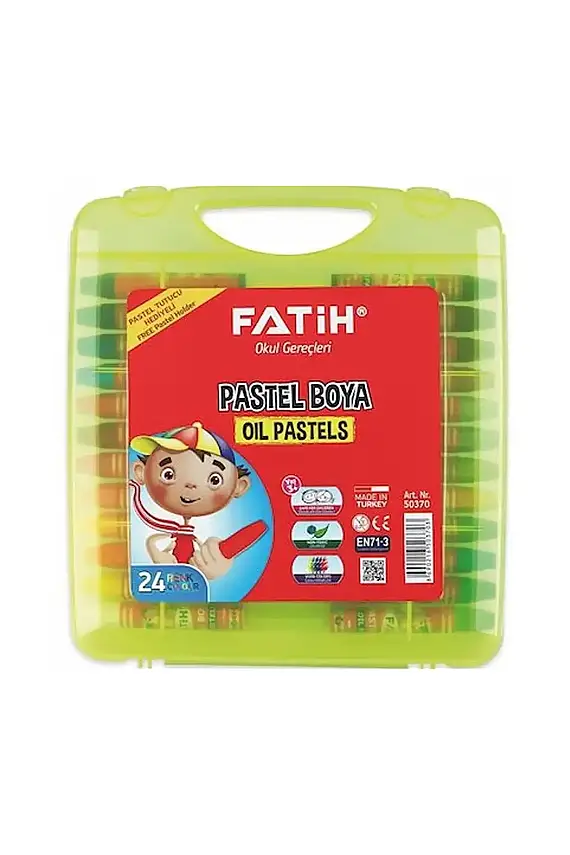 Fatih Oil Pastel Boya Çantalı 24 Renk - 1