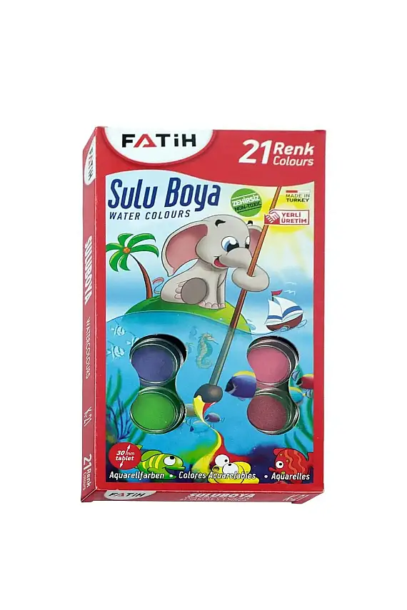 Fatih Sulu Boya 21 Renk K-21 - 1
