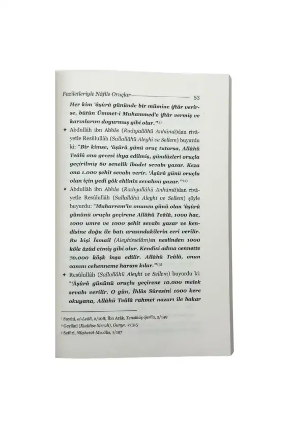Faziletleriyle Nafile Oruçlar - 2