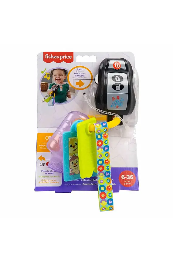 Fisher Price Sesli Eğlen Ve Öğren Eğlenceli Aktivite Anahtarı - 1