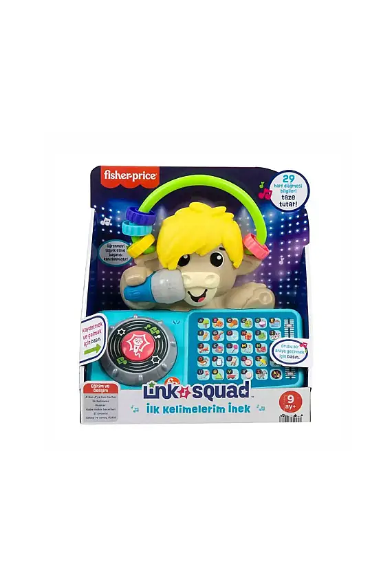 Fisher Price Sesli Ve Işıklı Link Squad İlk Kelimelerim İnek - 1