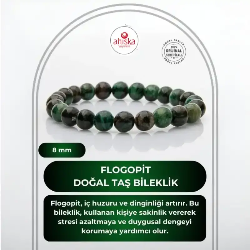 Flogopit 8mm Doğal Taş Bileklik - 1
