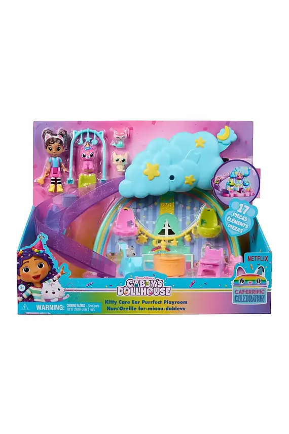 Gabbys Dollhouse Kitty Care Ear Purrfect Playroom - 1