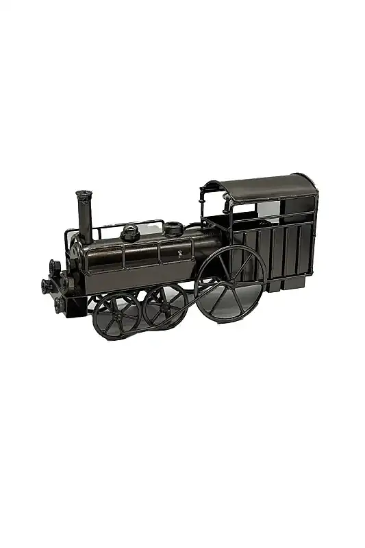 Giftzen Metal Masaüstü Süs Nostaljik Tren - 2