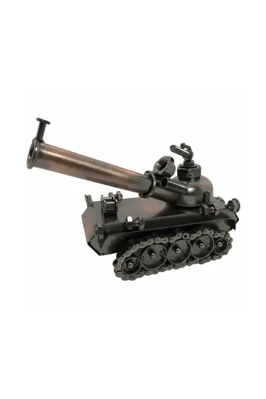Giftzen Metal Masaüstü Süs Tank - 1