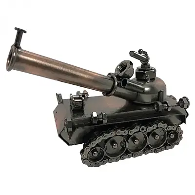 Giftzen Metal Masaüstü Süs Tank - Giftzen (1)