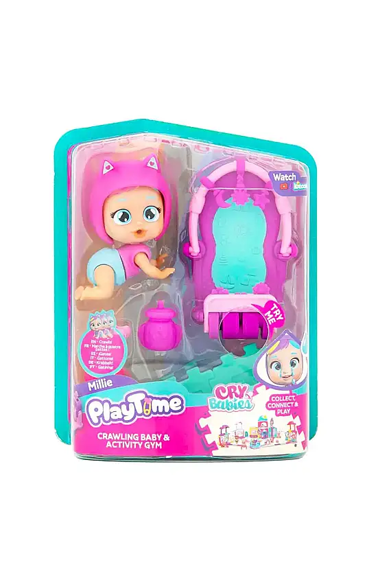 Giochi Preziosi Cry Babies Play Time Mini Bebek + Giyim - 1