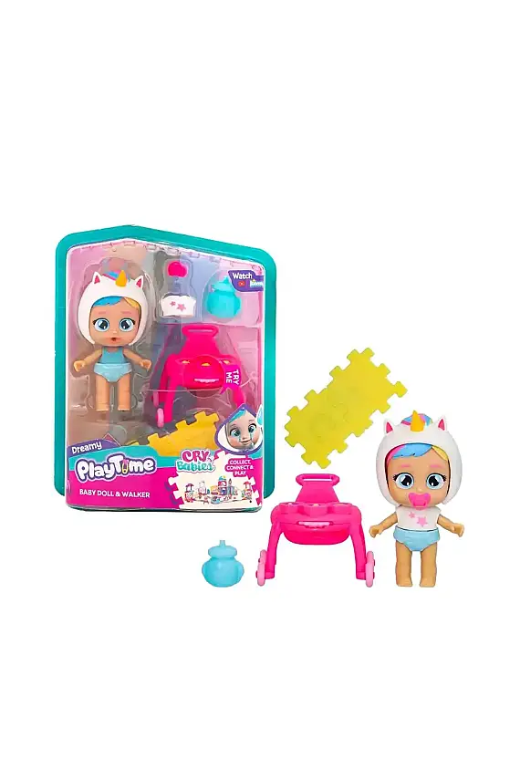 Giochi Preziosi Cry Babies Play Time Mini Bebek + Yürüteç - 1