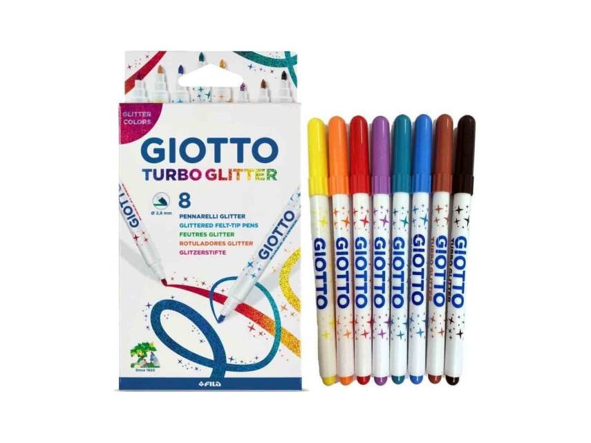 Gıotto Keçeli Kalem Turbo Glıtter Simli - 2
