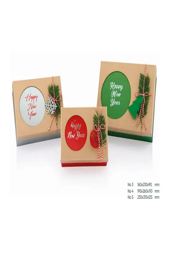 Gıpta Albero Dikdörtgen 3 No Lu Hediyelik Kutu BX2765-03 - 1