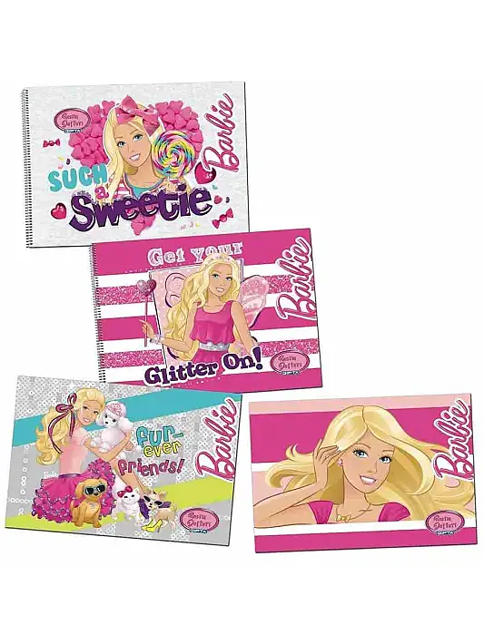 Gıpta Barbie Resim Defteri 15 Yp 17 x 24 Spiralli - 2