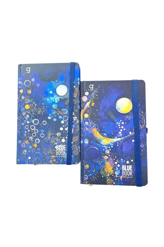 Gıpta Blue Book Çizgili Düz Defter 96 Yp 17 x 24 Sert Kapak İp Dikiş - 1