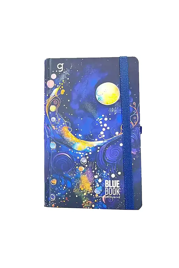 Gıpta Blue Book Çizgili Düz Defter 96 Yp 17 x 24 Sert Kapak İp Dikiş - 1