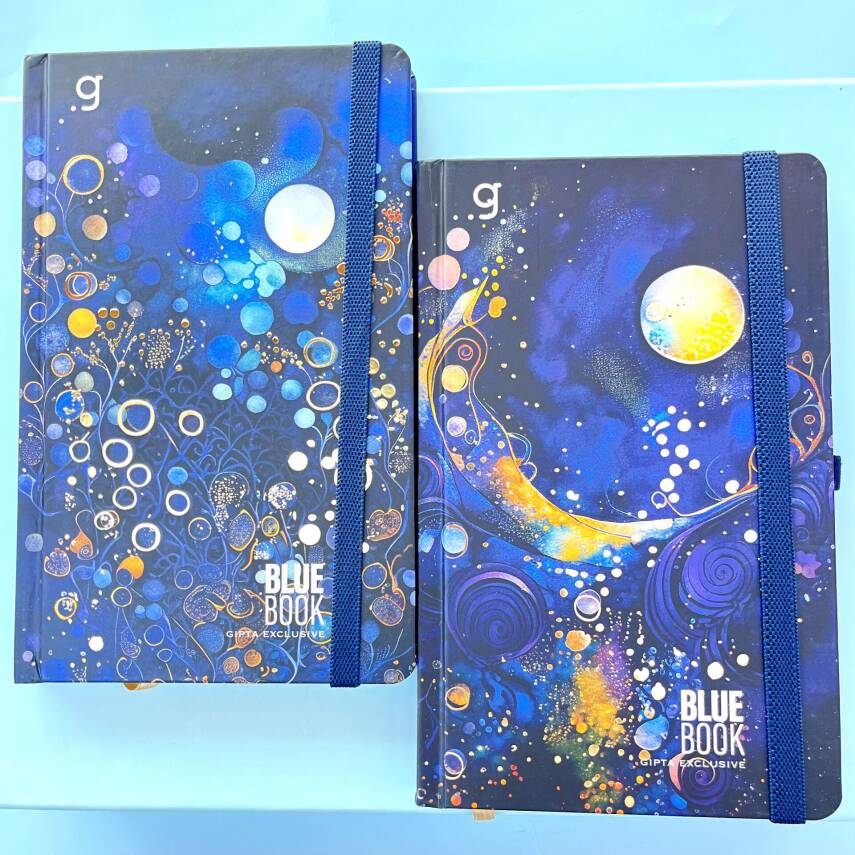 Gıpta Blue Book Çizgili Düz Defter 96 Yp 17x24 Sert Kapak İp Dkş - 3