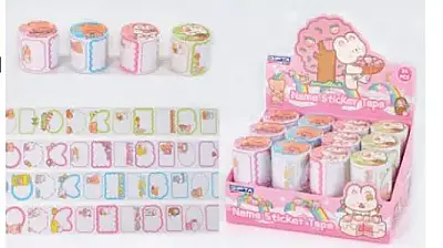 Gıpta Candy Rulo Etiket 4 Tasarım Karışık - Gıpta (1)