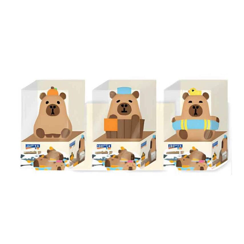 Gıpta Capybara Figürlü 3D Silgi - 1
