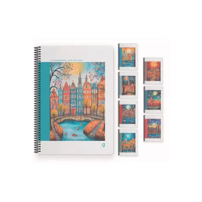 Gıpta City Kareli Defter 60 Yp A4 Sert Kapak İp Dkş - 1