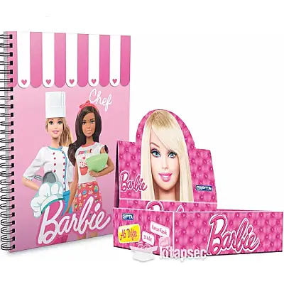 Gıpta Defter Barbie Düz A6 Karton Kapak Spiralli - Gıpta (1)