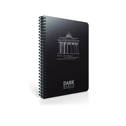 Gıpta Defter Dark A4 50 Yp Çizgili Pp Kapak - 1