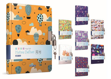 Gıpta Hatıra Defteri Kilitli 120 Yp 14x20 - 3