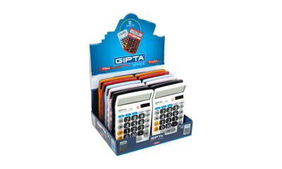 Gıpta Hesap Makinesi 12 Hane Büyük Masa Tipi Stand - Gıpta