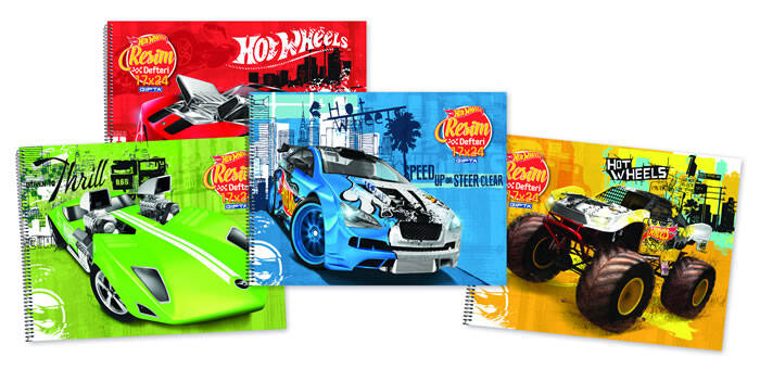 Gıpta Hot Wheels Resim Defteri 15 Yp 17x24 Spiralli - 3