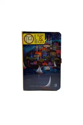Gıpta İstanbul Düz Defter 80 Yp 9 x 14 Sert Kapak - Gıpta