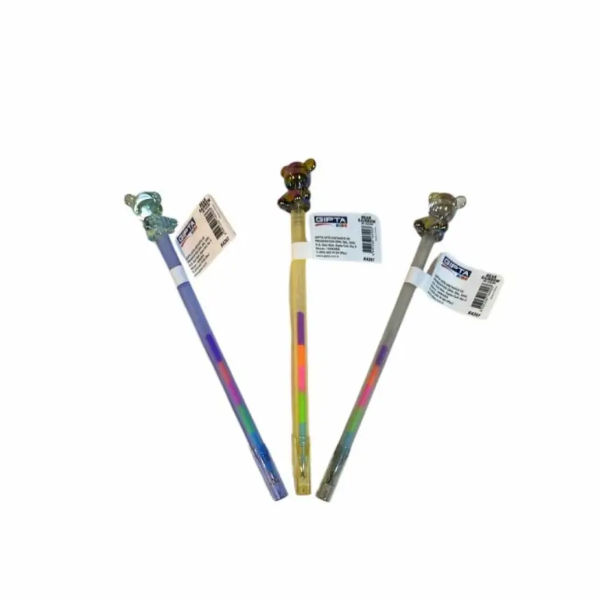 Gıpta Kids Bear Raınbow Ayıcık Başlıklı Renkli Tükenmez Kalem - 4