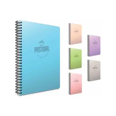 Gıpta Pastoral Çizgili Defter 160 Yp A4 Plastik Kapak Spiralli - 1