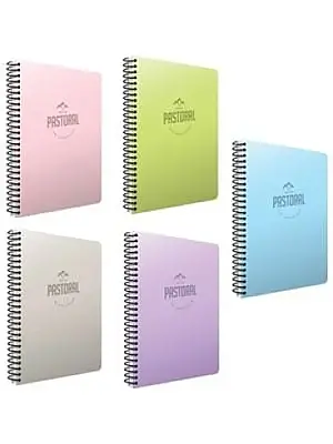 Gıpta Pastoral Çizgili Defter 40 Yp A4 Pastoral Kapak Spiralli - Gıpta (1)