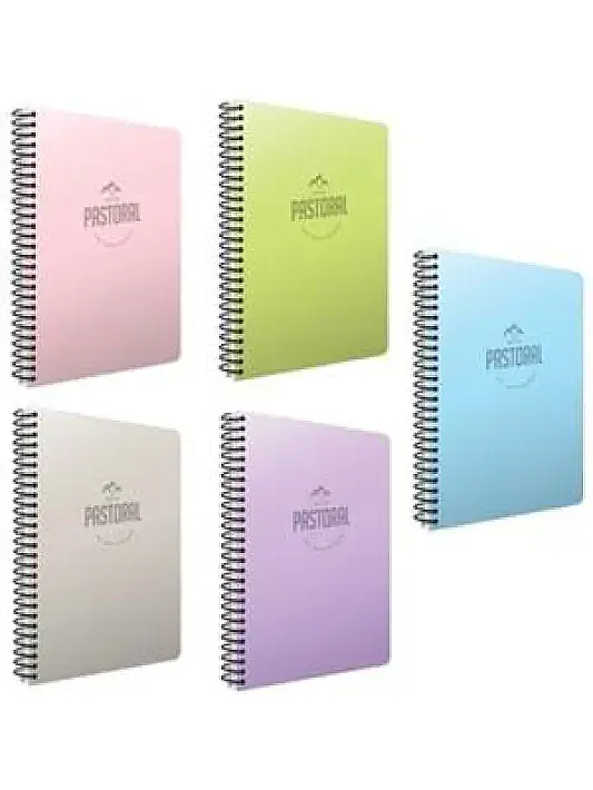 Gıpta Pastoral Çizgili Defter 40 Yp A4 Pastoral Kapak Spiralli - 2