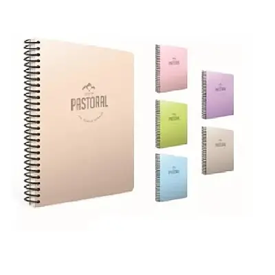 Gıpta Pastoral Çizgili Defter 40 Yp A4 Pastoral Kapak Spiralli - Gıpta (1)