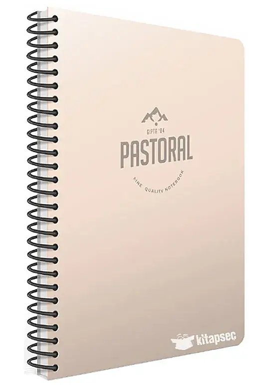 Gıpta Pastoral Çizgili Defter 60 Yp A4 Plastik Kapak Spiralli - 1